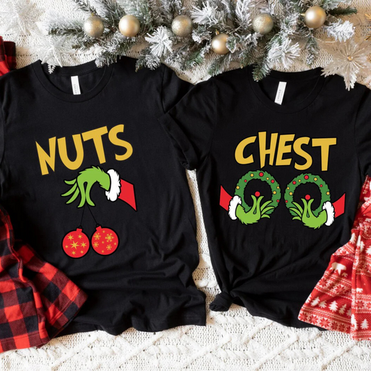 Chest Nuts Couples Matching Shirt