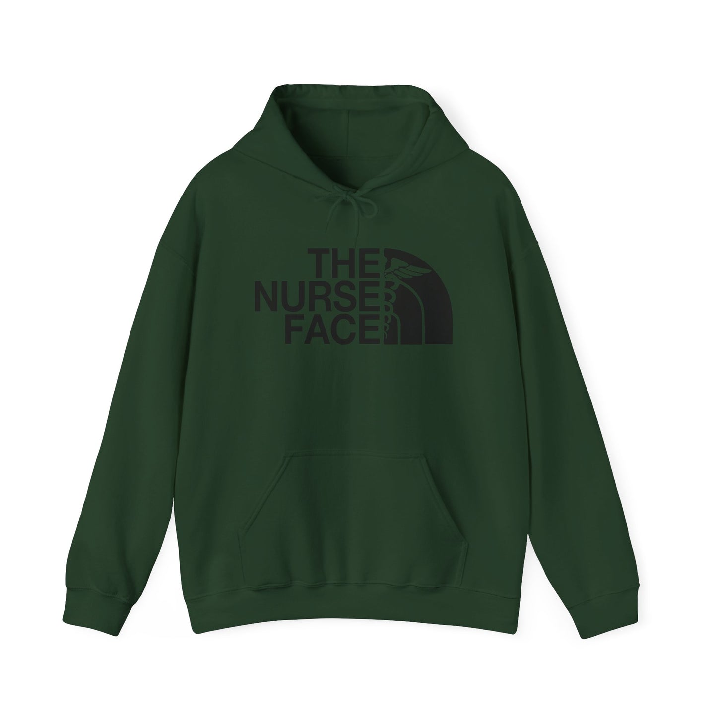 The Nurse Face Hoodie | Black Font