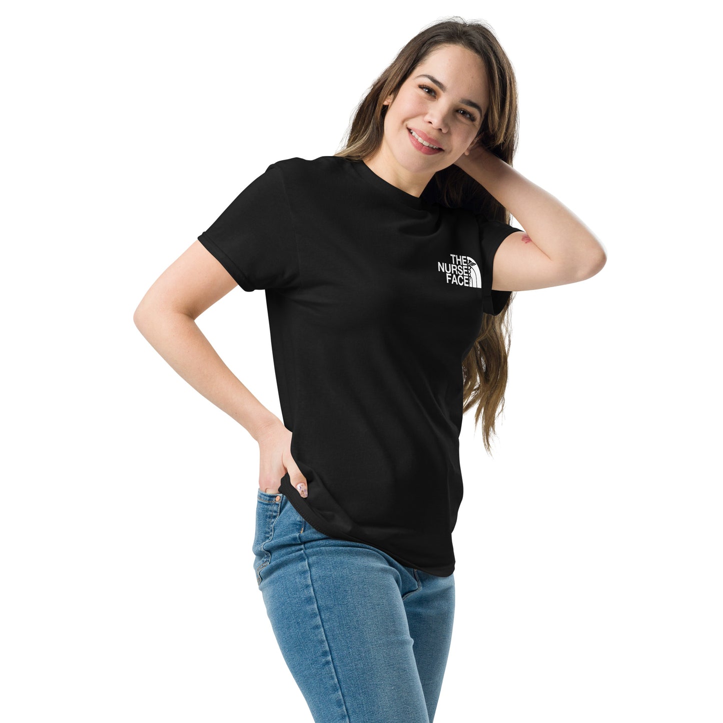 Camiseta con cara de enfermera | Nunca dejes de preocuparte