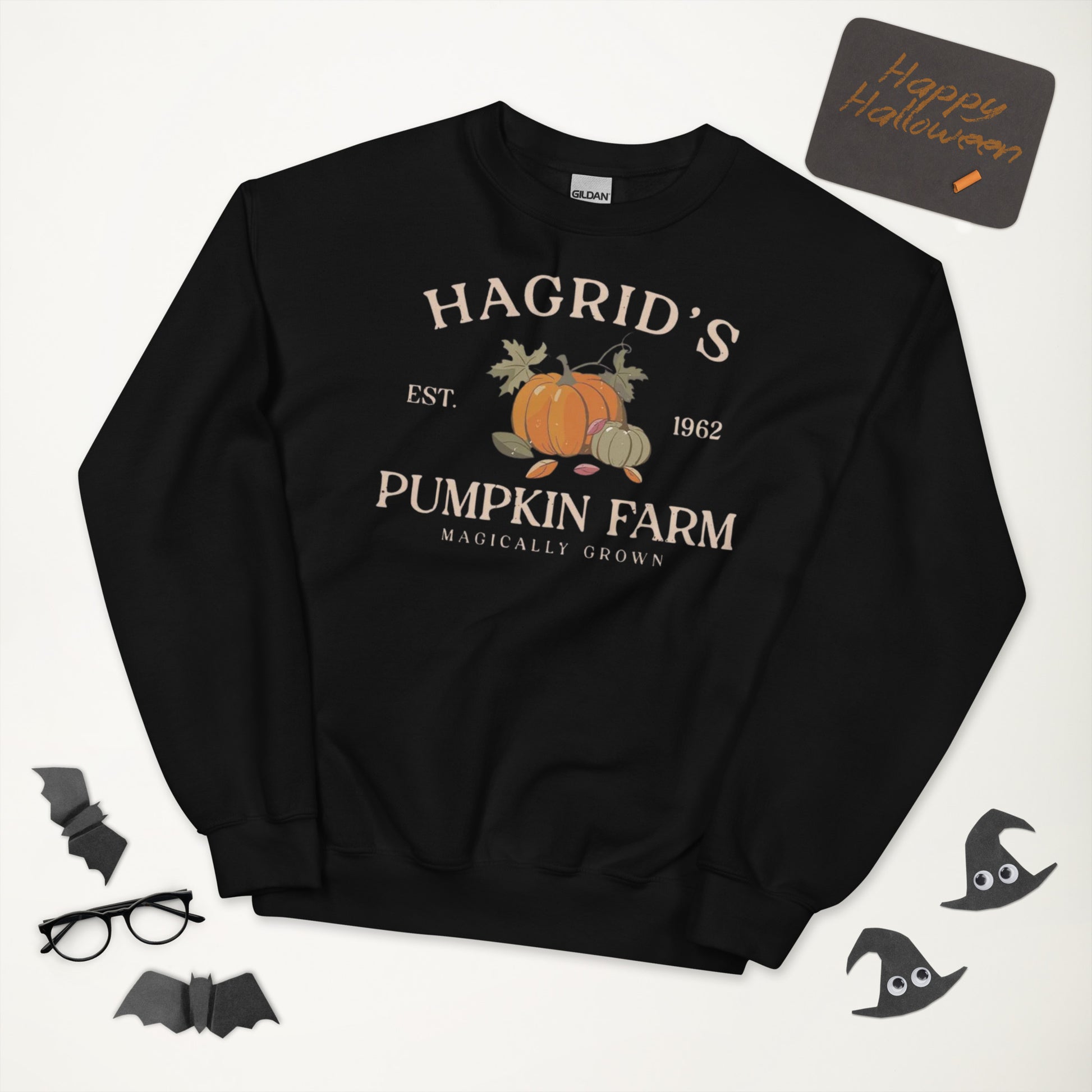 Hogwarts Pumpkin Harvest Sweatshirt | Cozy Fall Crewneck