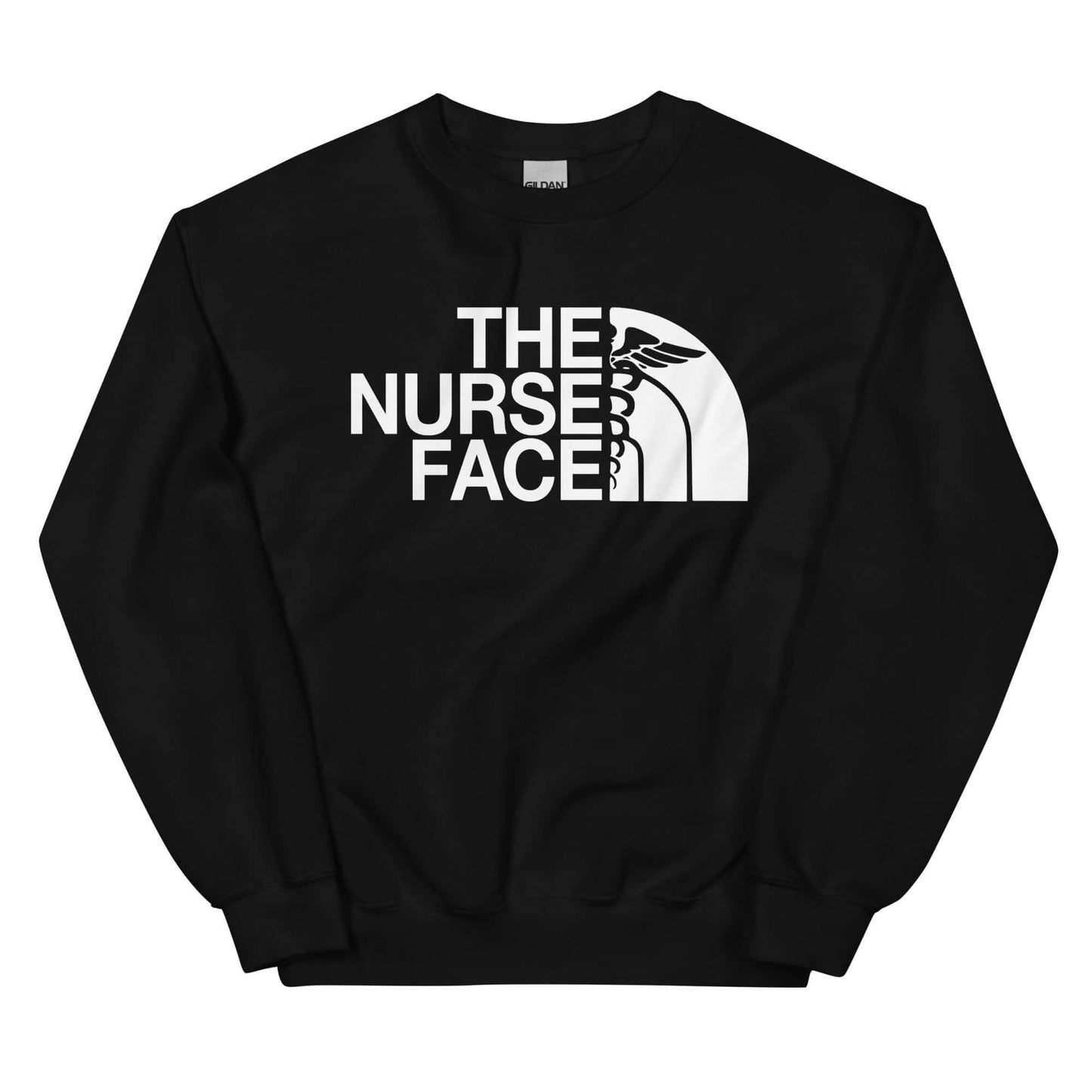 The Nurse Face Sweatshirt | Retro RN LPN Crewneck Gift