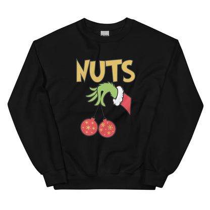 Chest Nuts Couples Matching Sweatshirts | Funny Christmas Party Sweaters | Holiday His and Hers Gift