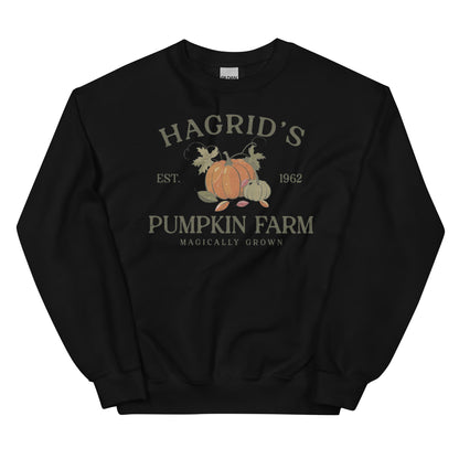 Hagrid's Pumpkin Patch Sweatshirt | Autumn Crewneck Pullover