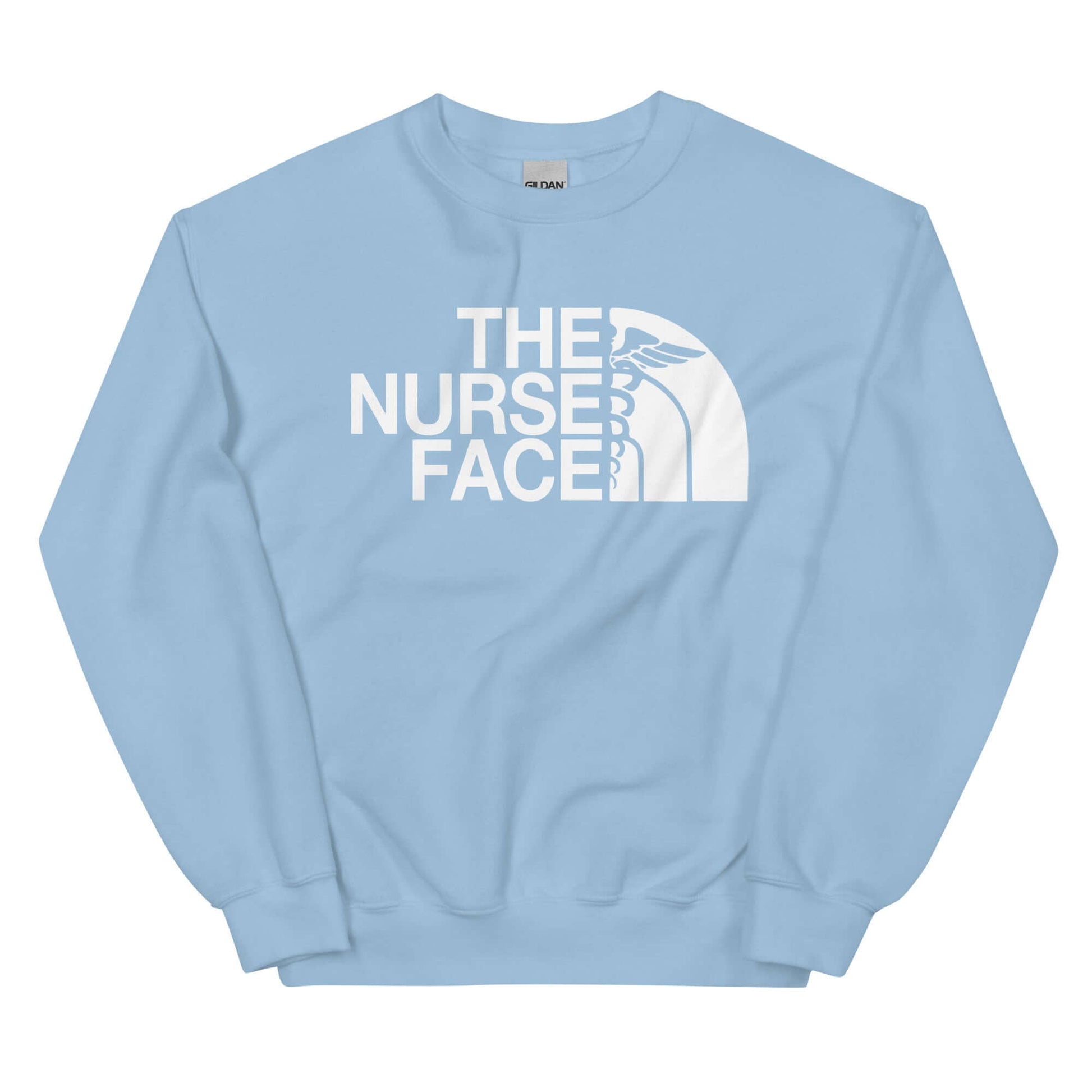 The Nurse Face Sweatshirt | Retro RN LPN Crewneck Gift