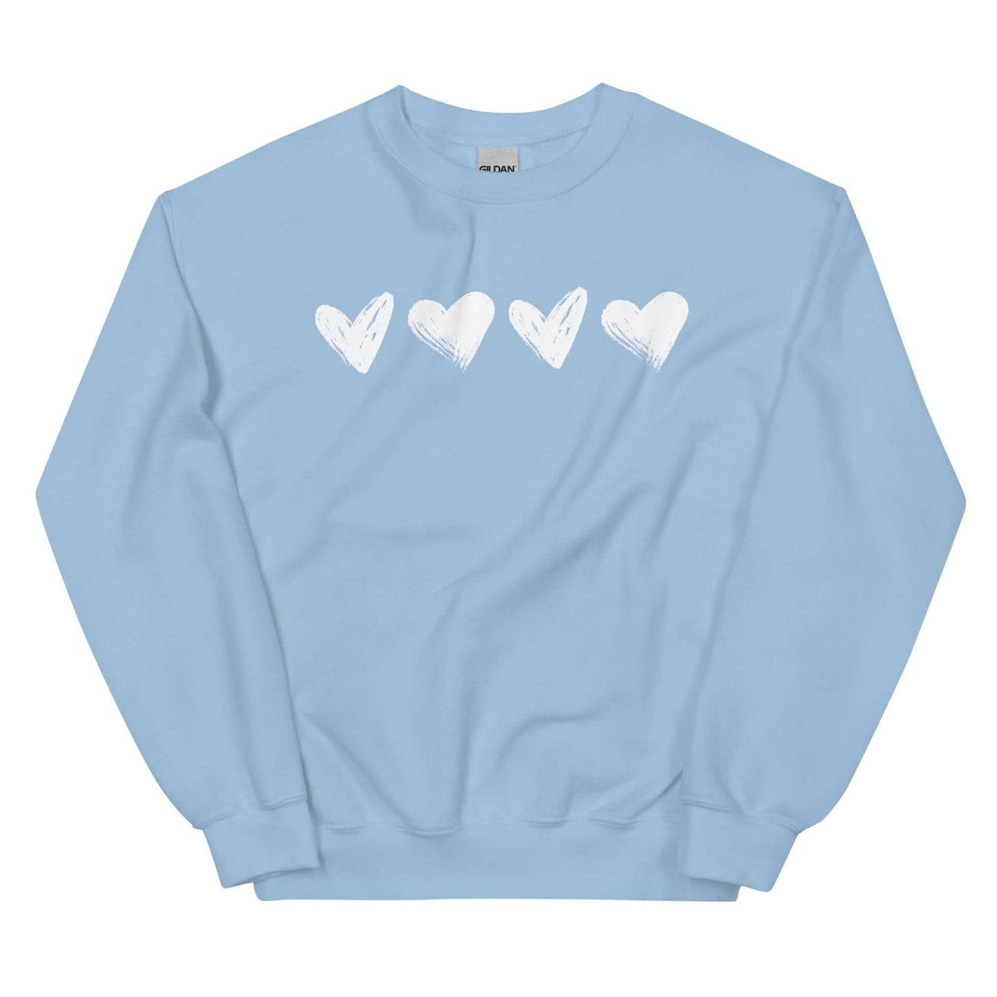 Valentine Hearts Sweatshirt | Classic Fit | Warm & Cozy