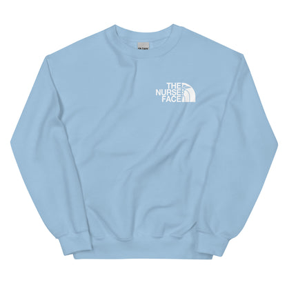 The Nurse Face Sweatshirt | Never Stop Caring