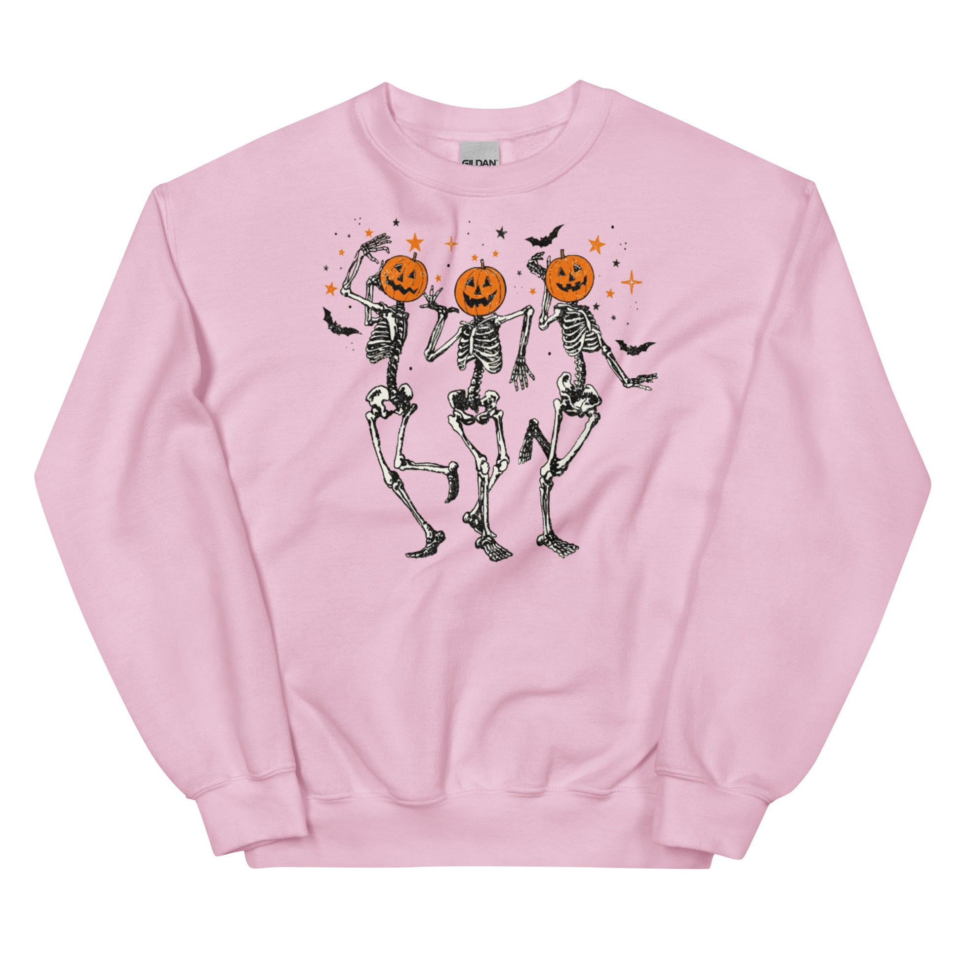 Dancing Skeleton Pumpkin Head Sweatshirt | Fall Sweater