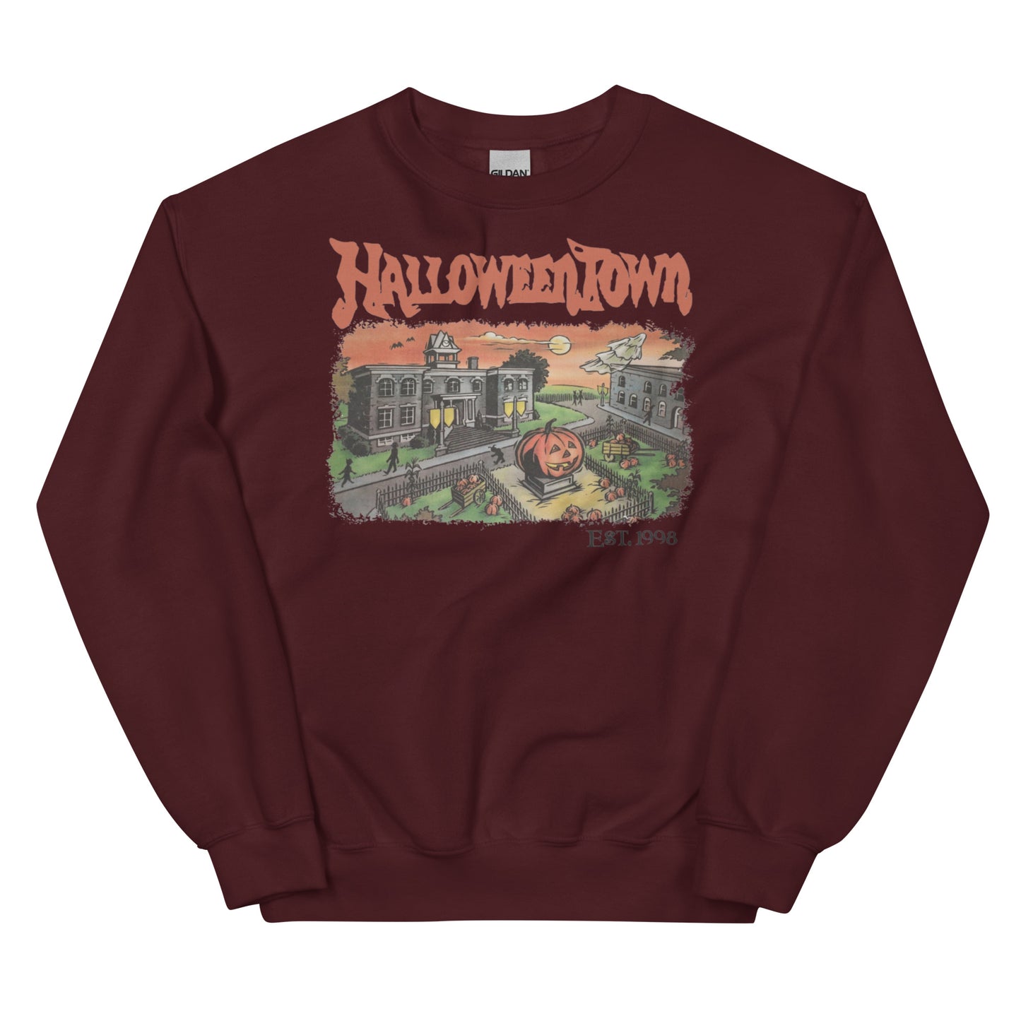 Halloweentown Est 1998 Sweatshirt | Retro Fall Crewneck