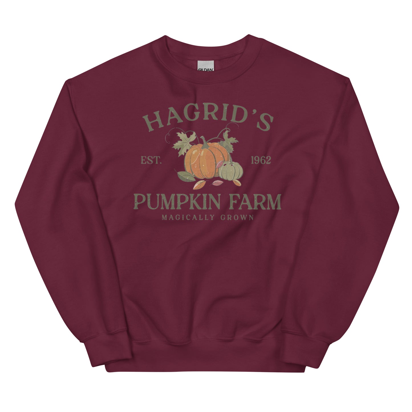 Hagrid's Pumpkin Patch Sweatshirt | Autumn Crewneck Pullover