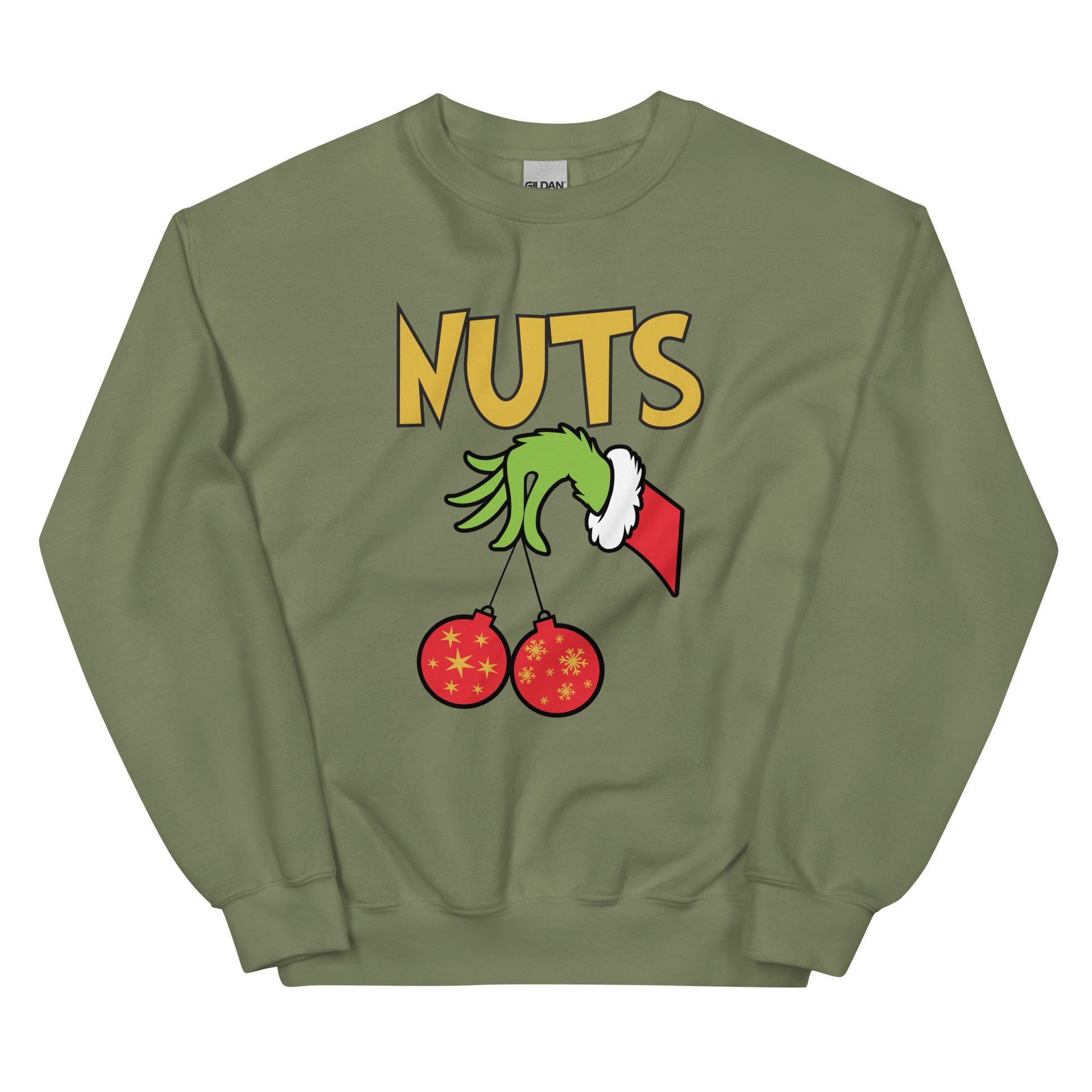 Chest Nuts Couples Matching Sweatshirts | Funny Christmas Party Sweaters | Holiday His and Hers Gift