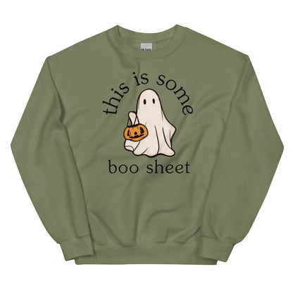 This Is Some Boo Sheet Sweatshirt | Ghost Halloween Pullover