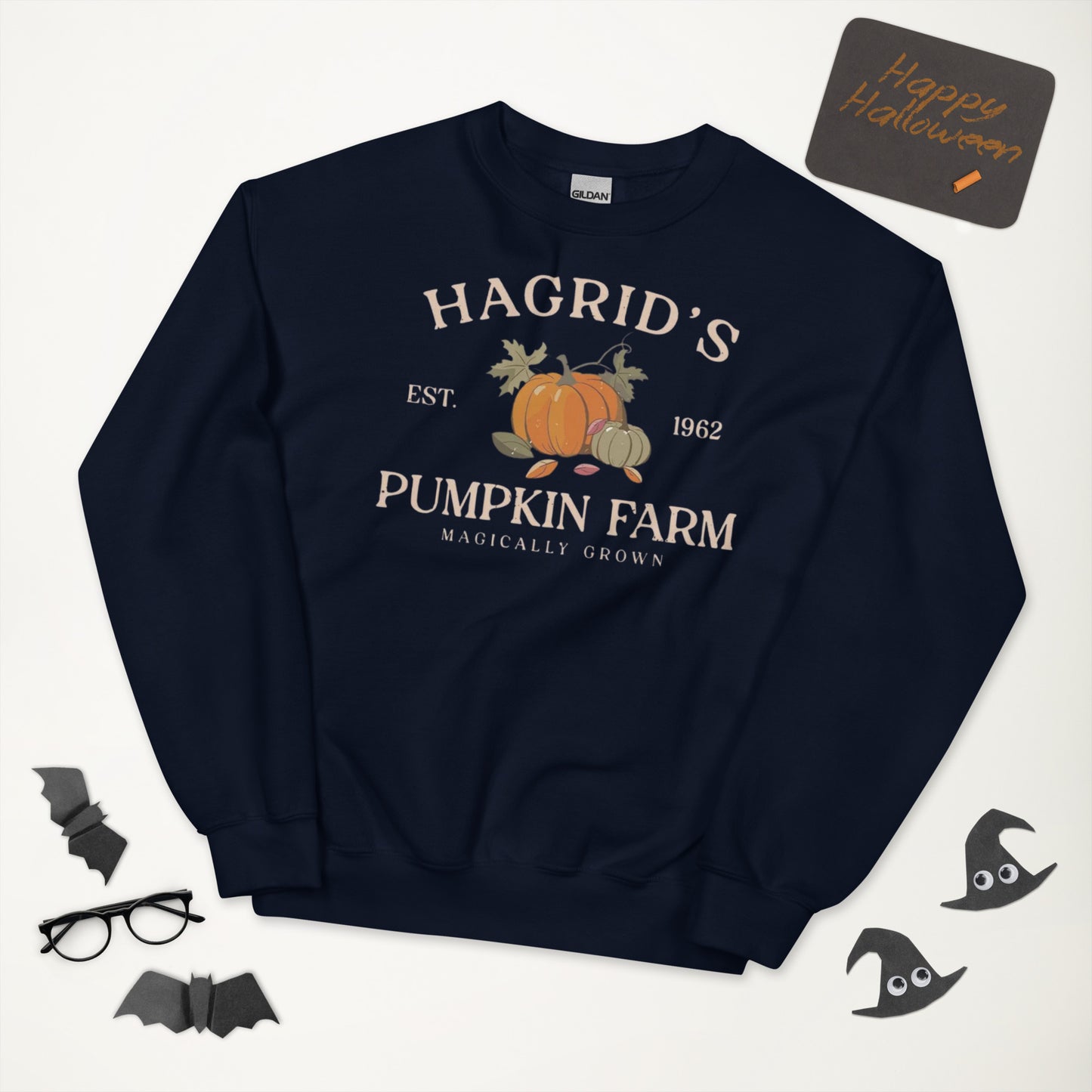 Hogwarts Pumpkin Harvest Sweatshirt | Cozy Fall Crewneck