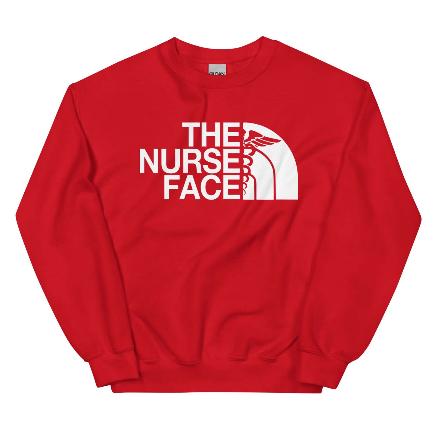 The Nurse Face Sweatshirt | Retro RN LPN Crewneck Gift