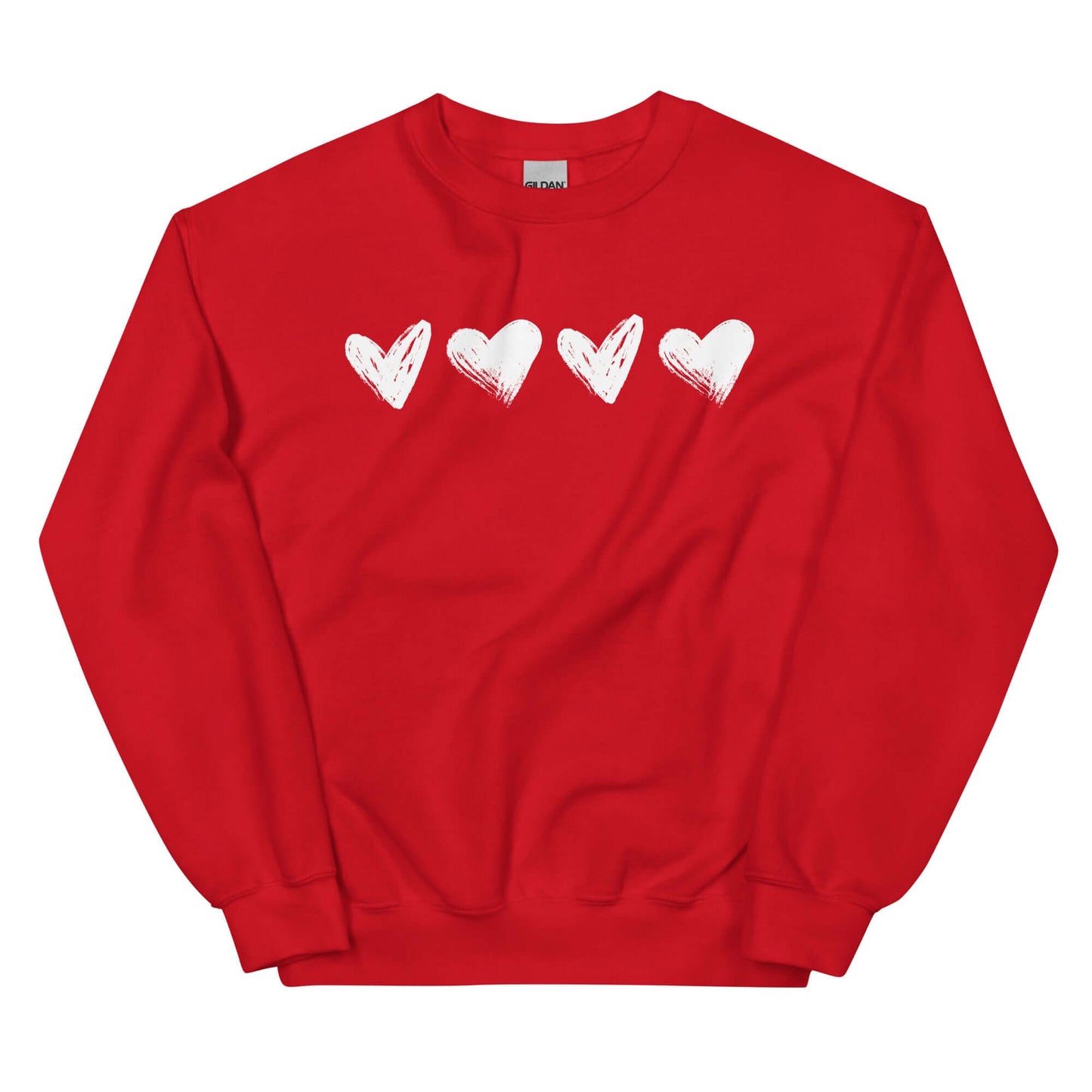 Valentine Hearts Sweatshirt | Classic Fit | Warm & Cozy