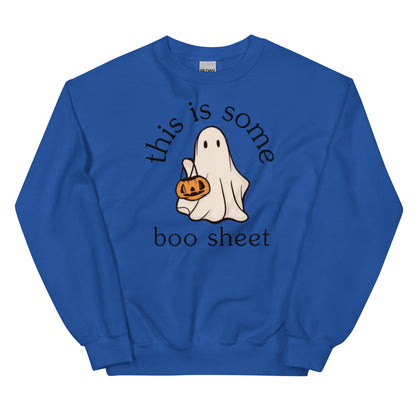 This Is Some Boo Sheet Sweatshirt | Ghost Halloween Pullover