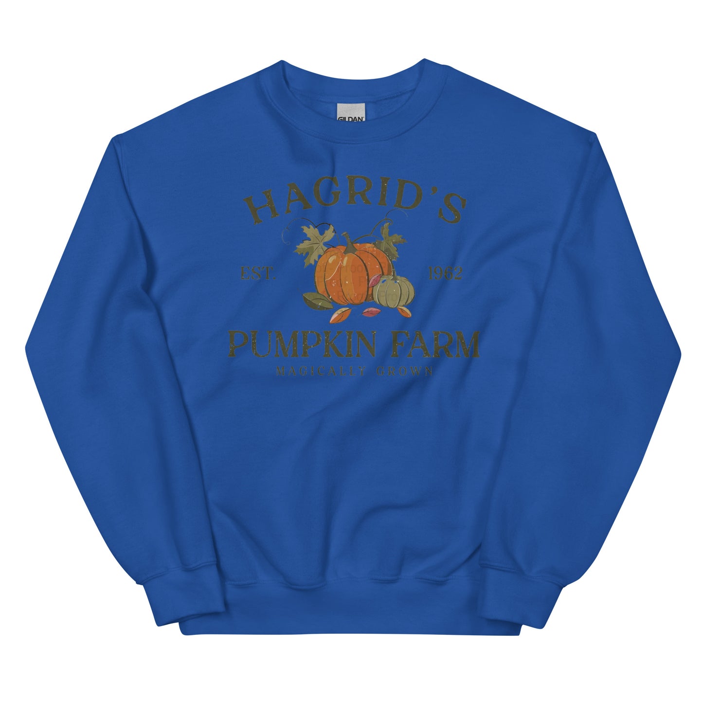 Hagrid's Pumpkin Patch Sweatshirt | Autumn Crewneck Pullover