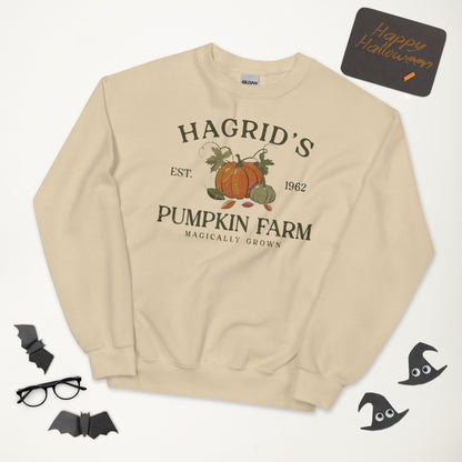 Hagrid's Pumpkin Patch Sweatshirt | Autumn Crewneck Pullover