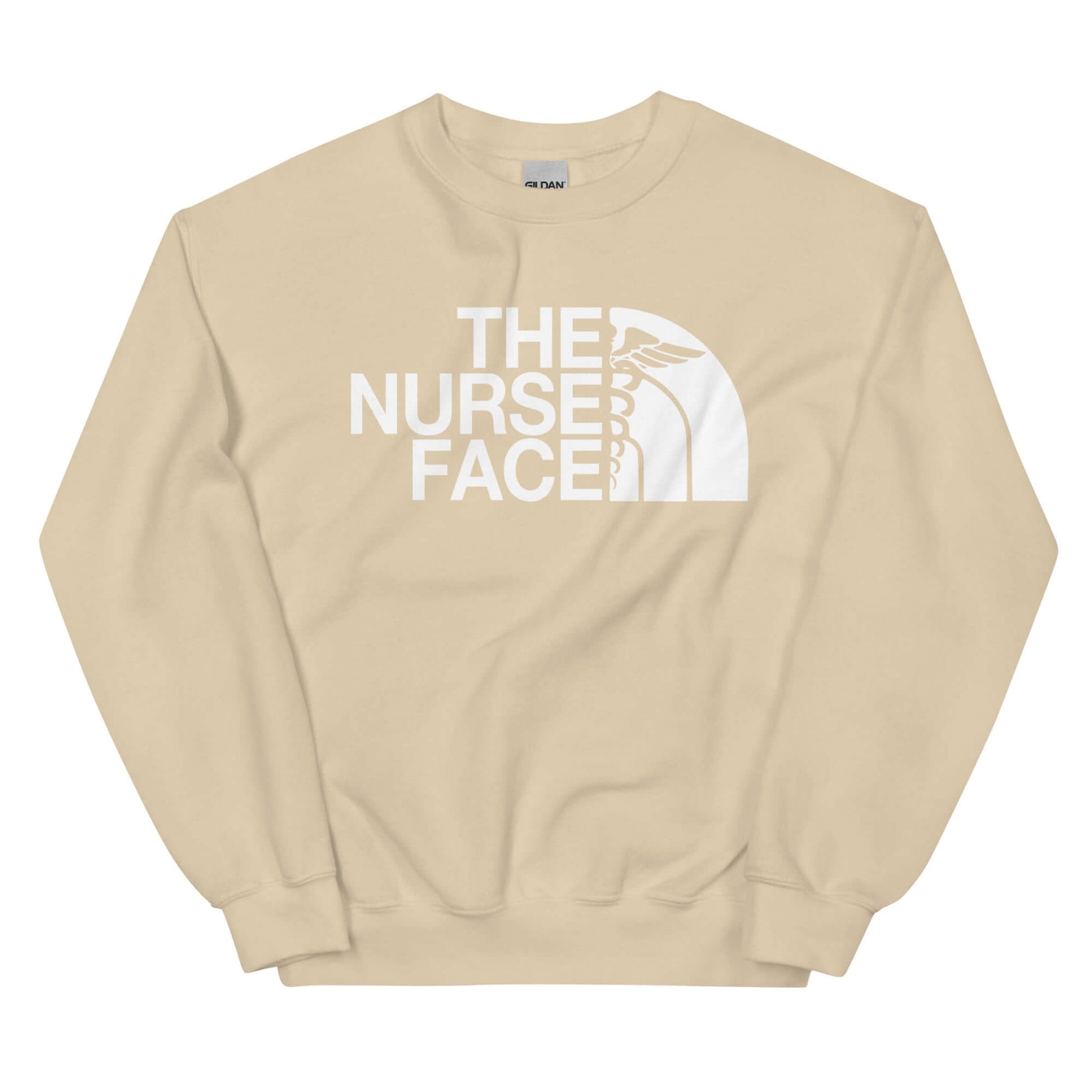 The Nurse Face Sweatshirt | Retro RN LPN Crewneck Gift