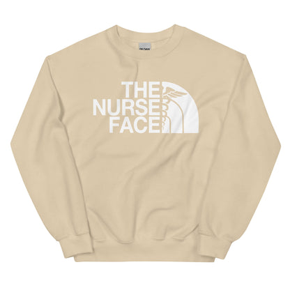 The Nurse Face Sweatshirt | Retro RN LPN Crewneck Gift