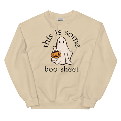 This Is Some Boo Sheet Sweatshirt | Ghost Halloween Pullover