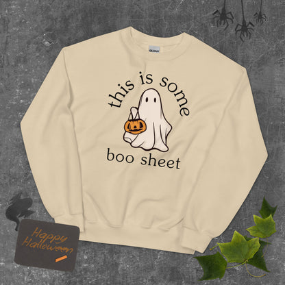 This Is Some Boo Sheet Sweatshirt | Ghost Halloween Pullover