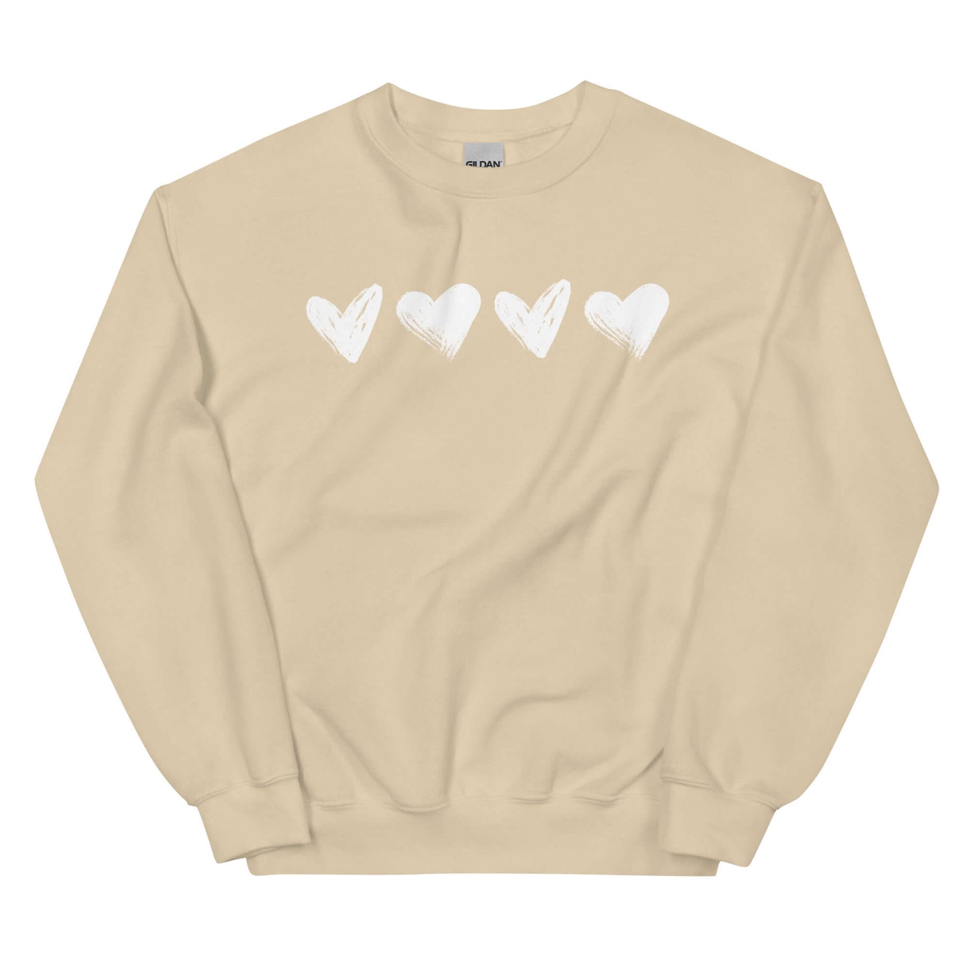 Valentine Hearts Sweatshirt | Classic Fit | Warm & Cozy