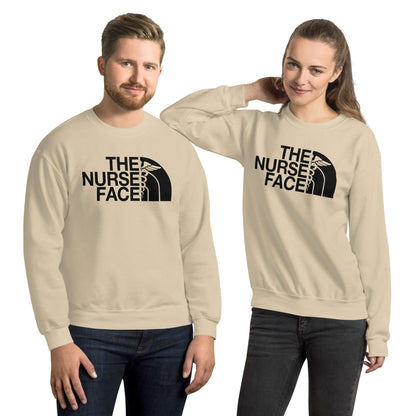 The Nurse Face Sweatshirt | Black Font