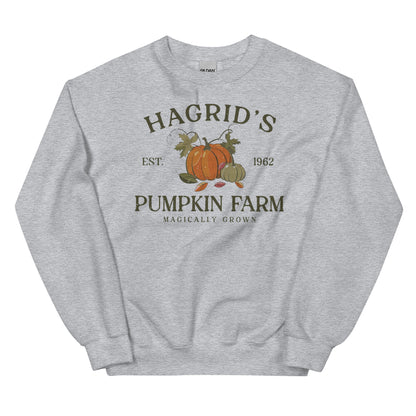 Hagrid's Pumpkin Patch Sweatshirt | Autumn Crewneck Pullover