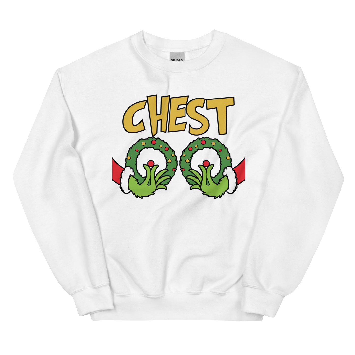 Chest Nuts Couples Matching Sweatshirts | Funny Christmas Party Sweaters | Holiday His and Hers Gift