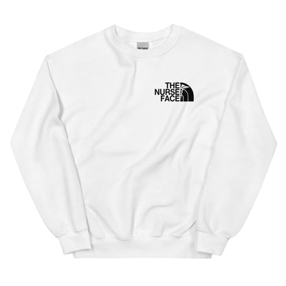 The Nurse Face Sweatshirt | Never Stop Caring