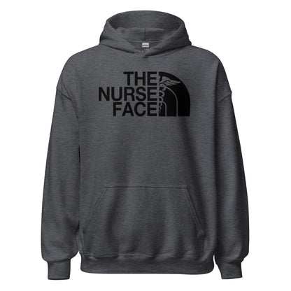 The Nurse Face Hoodie | Black Font