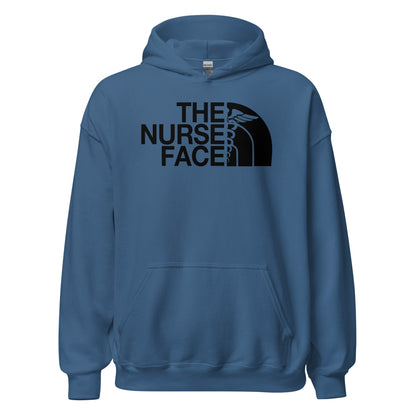 The Nurse Face Hoodie | Black Font