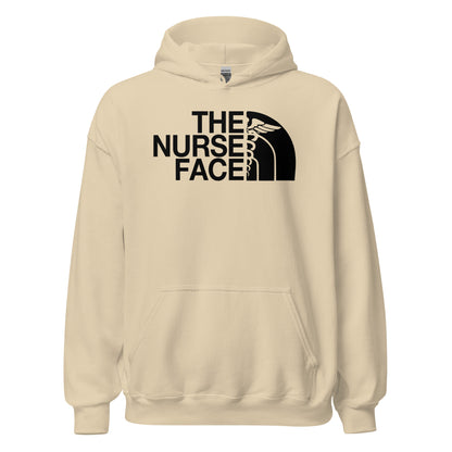 The Nurse Face Hoodie | Black Font