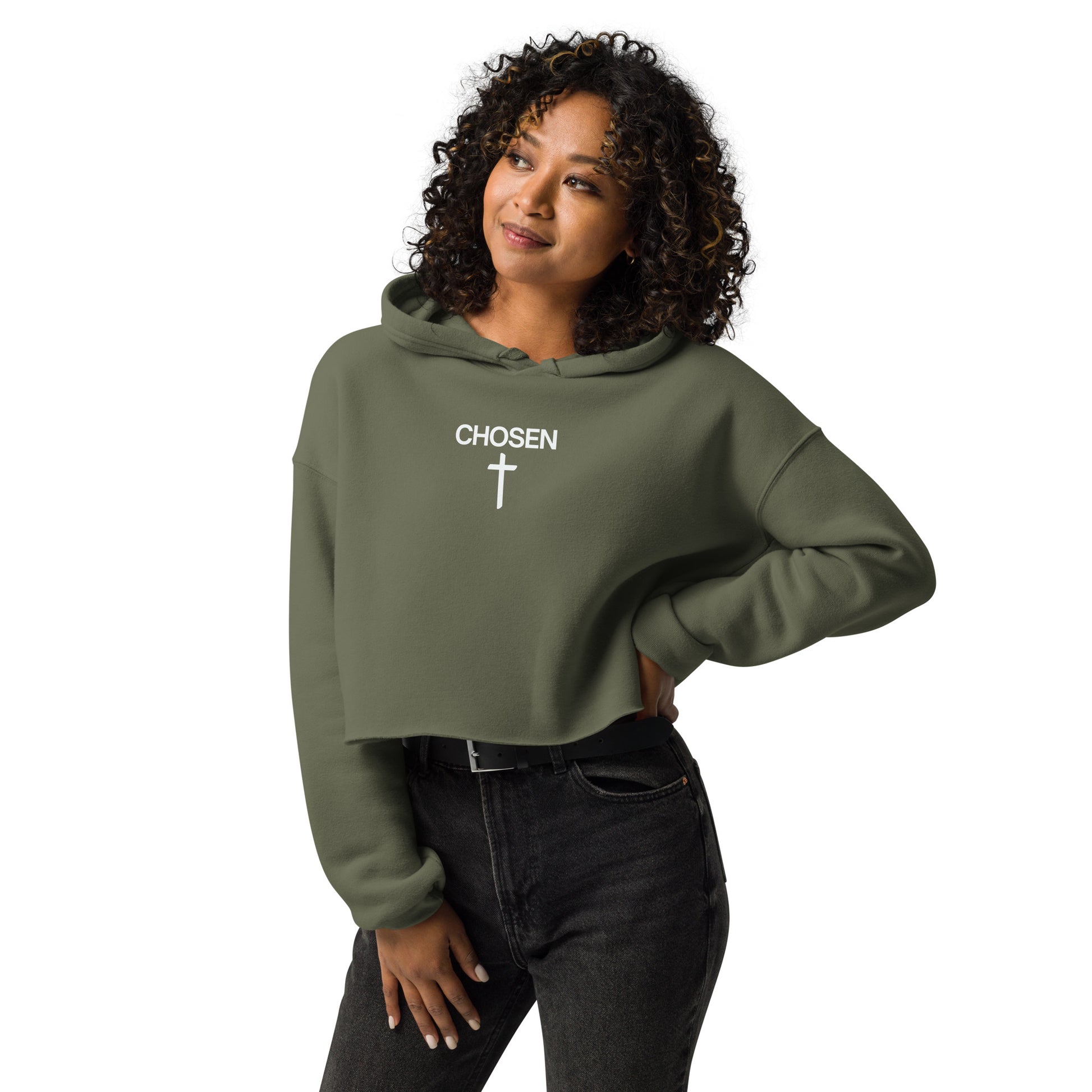 CHOSEN Women's Cropped Hoodie | Salvation Dept. Streetwear