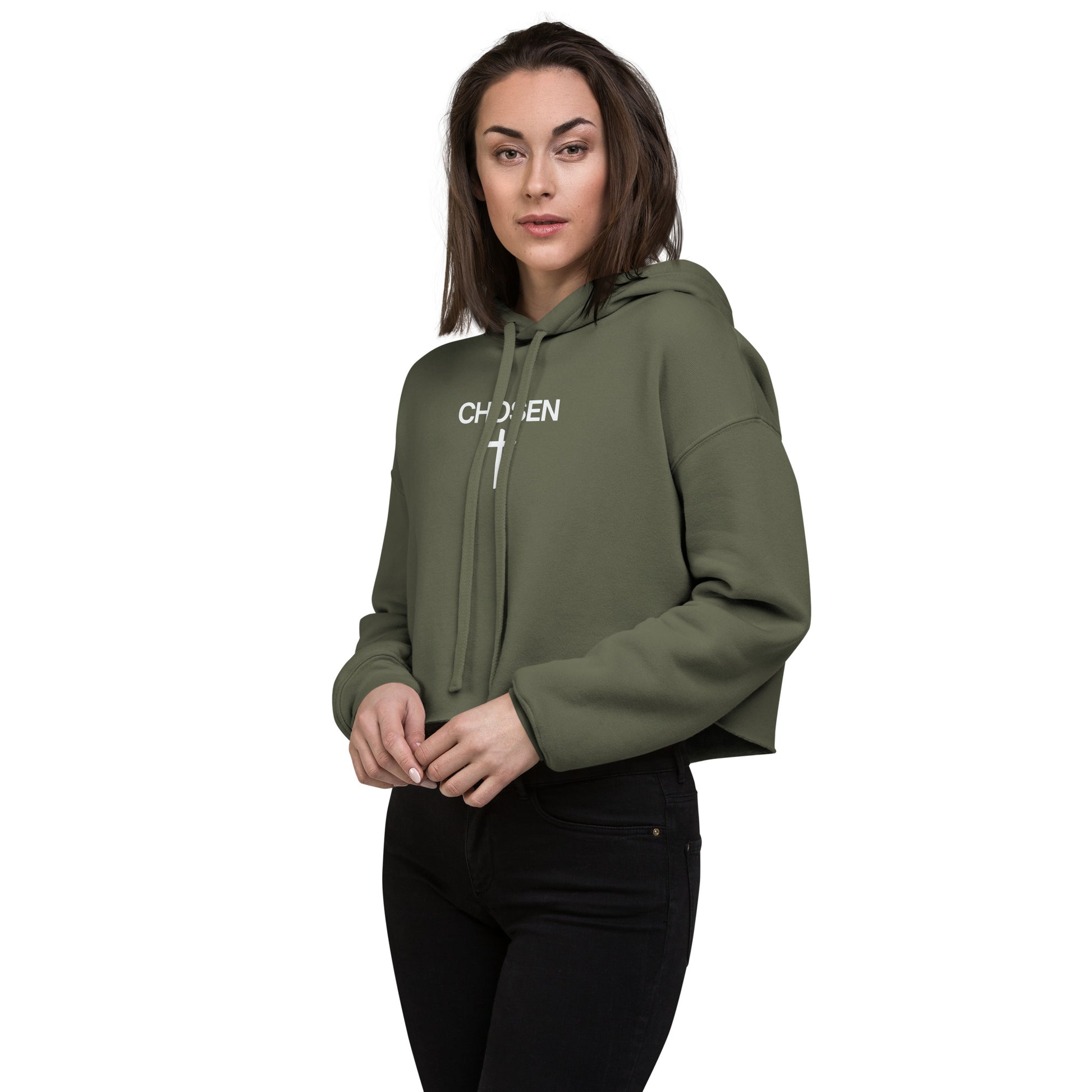 CHOSEN Women's Cropped Hoodie | Salvation Dept. Streetwear