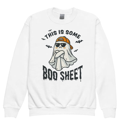 This Is Some Boo Sheet Kids Sweatshirt - Halloween Pullover